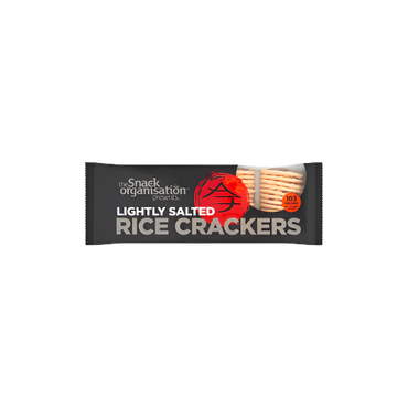 Snack Organisation Lightly Salted Crackers 100g | Savory, Crisp & Healthy Snack